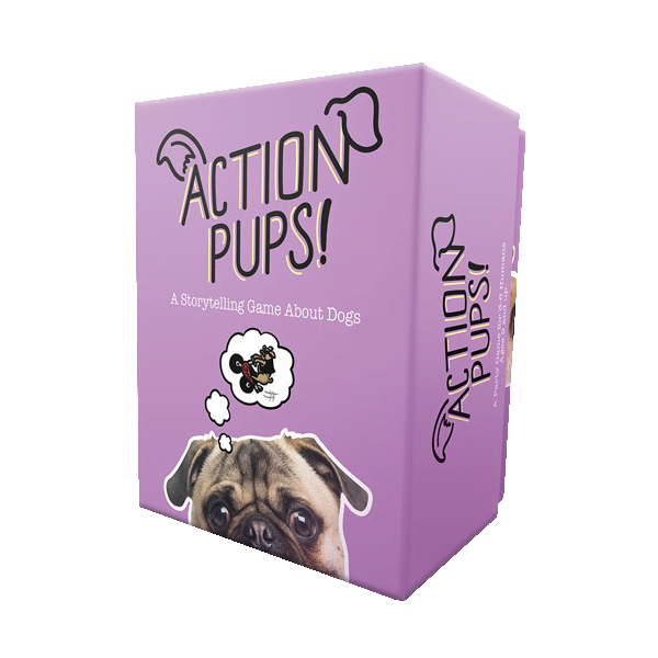 Action Pups Card Game – Storytelling Game Where You Invent Secret Lives For Dogs, For 3-6 Players Ages 9+